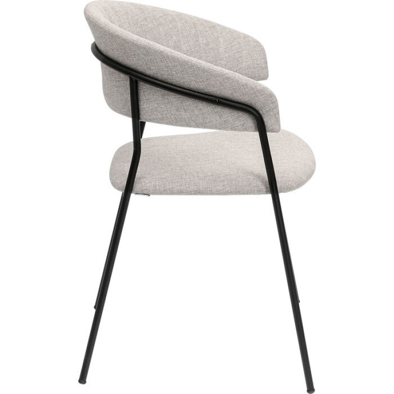 Chair with Armrest Belle Beige